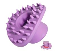 Brosse de lavage pour chien en silicone pour shampoing et bain | Les poils en silicone doux aident à distribuer le shampooing uniformément tout en nettoyant doucement le pelage de votre