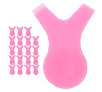 Brosse de Lifting des Cils y Forme Peigne Peigne Lash Greffing Tool avec Conception Antidérapante, Rose Portable 20pcs Ensemble pour la Permanente et le Peignage (PINK)