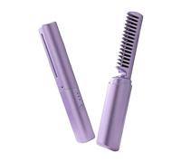 Brosse De Lissage Pour Cheveux,Appareil de Coiffure Électrique Anti-Statique | Lisseur À Brosse En Céramique Pour Cheveux,pour Filles et Femmes, Coiffure de Perruques, Usage Voyage et Maison, pour Bou