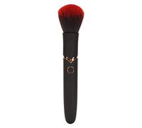 Brosse de maquillage rechargeable, brosse électrique à 10 vitesses pour fond de teint et poudre libre, étanche pour crème liquide (Tête ronde noire)