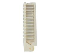 Brosse de massage antistatique et pliable - Double tête - Massage du cuir chevelu léger - Peigne de beauté portable de poche - Outil de cheveux ergonomique compact pour la date de sortie, les vacances