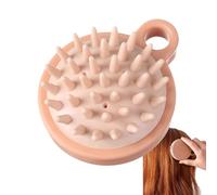 Brosse de massage de shampooing - Nettoyeur de tête portable, brosse de massage pour cheveux | Brosse pour le cuir chevelu pour le lavage à sec et humide avec poils en silicone, brosse pour laver le