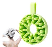 Brosse de massage de shampooing, outil de nettoyage portable - Brosse de massage de lavage des cheveux courts - Pour la maison, les voyages, l'hôtel, la salle de bain, le père, la mère, la copine, le