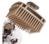Brosse de massage du cuir chevelu - Brosse à cheveux doux de 2,32 pouces, outil de massage pour soins capillaires, shampoing à tête carrée avec poils TPE | Accessoire de lavage soutenant hommes femmes