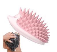 Brosse de massage du cuir chevelu - Brosse à shampoing - Brosse pour cuir chevelu - Exfoliateur du cuir chevelu Hedgehog pour enlever les pellicules - Brosse à cheveux humide et sèche - Brosse à
