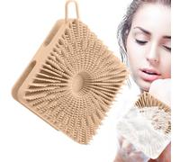 Brosse de massage du cuir chevelu, gommage du cuir chevelu, exfoliant pour le corps 2 en 1, gommes de lavage du cuir chevelu double face, brosse de douche pour une de la douche
