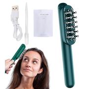 Brosse de massage électrique pour cheveux | Outil de soin pour massage du cuir chevelu - Peigne électrique de spa capillaire - Pour femmes, hommes, filles, voyages, fête, vie quotidienne intérieure
