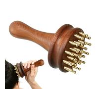 Brosse de massage en cuir chevelu, massage en bois profond - brosse en cuir chevelu et outil énergétique | pour femmes, hommes, épaules, tête, corps, jambes, relaxation, muscle maison, bureau spa