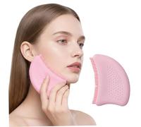Brosse de massage lymphatique pour le visage, outil de massage du visage en silicone pour le drainage lymphatique, le soulagement des poches et les soins la peau, brosse du