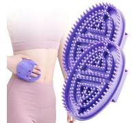 Brosse de massage Meridian, peignes de massage en caoutchouc souple non scratch 2pcs, masseur corporel relaxant, outil relaxation du corps complet pour le conditionnement minceur anti-cellulite