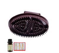 Brosse de massage méridienne - Peigne anti-cellulite en silicone | Brosse Meridian pour corps ergonomique léger | Masseur de relaxation complet du corps pour traitement de soins