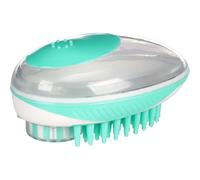 Brosse de massage & nettoyage pour chien et chat Flamingo Margo Vert 11,5x7,5x6 cm
