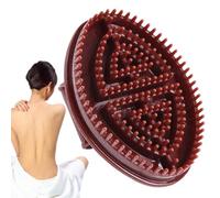 Brosse de massage - Pinceau méridien en silicone | Peigne de soulagement de 10,9 cm | Peigne de massage portable en silicone pour douche beauté sculptant soins bain