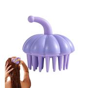 Brosse de massage pour cheveux, poils flexibles en forme de citrouille, brosse à shampooing pour cheveux secs et humides - pour homme, femme, père, mère, petite amie, maison, voyage, hôtel, salle de