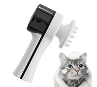 Brosse de massage pour chien avec distributeur de shampoing, éponge moussante automatique pour chien, tête douce avec massage à bulles et recharge rapide pour lavage et toilettage dans la
