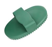 Brosse de Massage pour Chien, Enlève Poils Morts, Poignée Antidérapante | Tpr Vert, Forme Ergonomique, Retire Poussière et Poils Perdus, pour Chien et Animal
