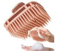 Brosse de massage pour cuir chevelu - Brosse à cheveux avec poils doux | Masseur carré du cuir chevelu pour hommes, femmes, animaux domestiques