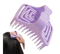 Brosse de massage pour cuir chevelu - Brosse de massage pour le soin des cheveux et du cuir chevelu - Brosse exfoliante douce pour les couples, la famille et les amis pour une utilisation quotidienne
