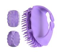 Brosse de massage pour cuir chevelu, masseur de tête pour la croissance des cheveux, brosse à récurer pour cuir chevelu avec poils en silicone doux, brosse exfoliante pour le lavage des cheveux