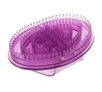 Brosse De Massage Pour Cuir Chevelu - Outil De Massage Pour La Tete, Brosse De Massages En Silicone Doux Pour Cou, Peau Douce Sûre, Adaptée À Cou, Épaule Et Dos, Portable Pour Maison Et Voyage