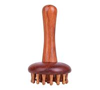Brosse De Massage Pour Le Ventre Poignée En Bois Vingt-Huit Dents Portable