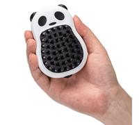 Brosse de massage pour salle de bain, avec poils doux et manche ergonomique, idéale pour la relaxation et l'exfoliation de la peau pendant le lavage.