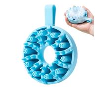 Brosse de massage pour shampooing, brosse à poils souples pour mousse abondante, masseur pour cheveux humides et secs, pour une utilisation à la maison dans un dortoir en voyage et dans la salle de