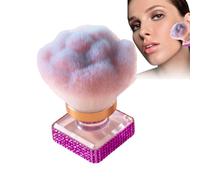 Brosse de mélange pour le maquillage, réglage du pinceau en poudre, Brosses de maquillage Blush Contour, Outil de maquillage aux poils doux pour le contourissement de la manucure de nettoyage des ongl