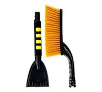 Brosse de neige en voiture - outil de nettoyage du pare-brise de gratte-glace d'hiver pour les camions, VUS, retrait de neige lourde avec poignée étendue, accessoire extérieur automatique pour capuche