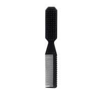 Brosse de nettoyage 2 en 1 à poils Brokend pour enlever le peigne anti-frisottis barbier coiffure salon outils rétro enlever peigne nettoyage en nylon