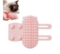 Brosse de nettoyage 2 en 1 pour chat - Artefact chatouillant pour animaux de compagnie | Brosse de toilettage en silicone | Grattoir réglable | Peigne à chatouilles pour animaux de compagnie pour