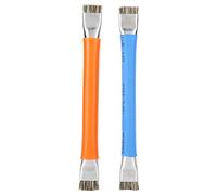 Brosse de Nettoyage 2Pcs,Brosse Antistatique à Double tête,Outils de Nettoyage durs et sûrs, pour Nettoyer les électrons Sensibles, tels que l'ordinateur, le téléphone Portable, la Carte mère, etc.