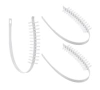 Brosse de Nettoyage 3 Pièces, ABS, Blanc Manche Long | Entretien sans Démontage, Poignée Ergonomique, pour Lave-linge à Chargement Frontal, Usage Appartement et Camping