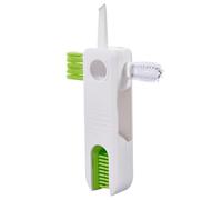 Brosse de nettoyage 4 en 1 - Épurateur de bouteille de 14,2 cm, outil de couvercle multi-têtes, ensemble d'éponges pour gobelet | Grattoir en acier inoxydable avec paille, capuchon, entretien des zone