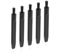 Brosse de Nettoyage 5 Pièces Crochet en U, ABS et Nylon | Sorties Sonores et Écouteurs, Format Noir Léger, Usage Portable et Voyage, Entretien Rapide