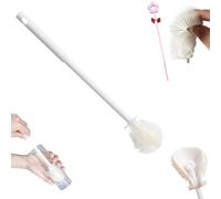 Brosse de nettoyage à 360 ° avec long manche, brosse flexible en silicone pour biberon, poils souples à col étroit, récipient à goulot étroit, suceur pour diverses tasses à eau (1 pièce)