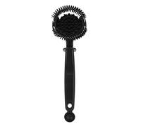 Brosse de nettoyage à expresso, insert de nettoyage de tête de groupe amovible, brosse de tête de brassage de café avec cuillère pour outil de Machine à café (58MM)