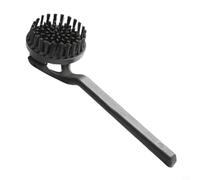 Brosse de nettoyage à tête de groupe pour machine à expresso 51 mm, 54 mm, 58 mm avec design ergonomique et système à double poils pour un rinçage complet (58 mm)