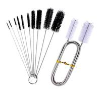 Brosse de Nettoyage Aquarium, 10 Tailles Différentes Brosse Tuyau D'eau et 155cm Brosse Nettoyage Àquarium Flexible Double pour Aquarium Bouteilles et La Cuisine