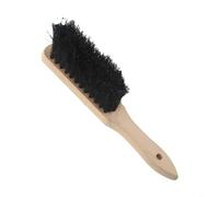 Brosse de nettoyage avec manche en bois et poils de noix de coco pour un nettoyage efficace du foyer, poêle à bois et entretien du feu