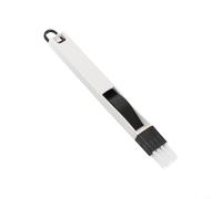 Brosse de nettoyage avec pelle à poussière pour interstice de clavier, débris de cuisinière, bords de vidange et zones d'interface similaires (noir)