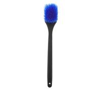Brosse de Nettoyage Bleu pour Bain D’oiseaux avec Manche Ergonomique | Plastique et Nylon, Élimination du Dépôt Minéral, pour Cages et Distributeurs Tubulaires, Usage Patio
