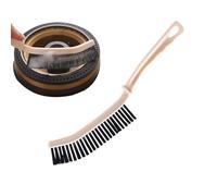 Brosse De Nettoyage - Brosse De Nettoyages pour Crevasses À Poils Durs | Brosses À Récurer pour Espace De Douche À Poils Durs | Brosses De Nettoyage Fines pour Robinets De Fenêtre D'évier De Cuisine