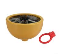 Brosse de nettoyage circulaire électrique de 10,2 cm avec poils en fil d'acier pour fixation de perceuse, outil efficace pour enlever la saleté et les taches pour la maison, le jardin, l'atelier