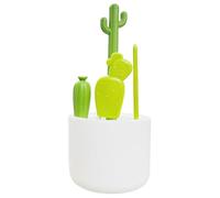 Brosse de nettoyage de bouteille Cactus - 4pcs multi-ensembles, kit de nettoyant en paille | Époudeur créatif pour les bouteilles de bébé, mignon brosse à lavage à la bouche étroite, éco-outil réutili