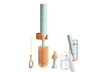 Brosse De Nettoyage De Bouteille - De Bouteilles Rotatif À 360 Degrés | Épurateur À Tasse Durable | Laveuse De Bouteille À Longue Poignée, Nettoyant À Boissons Polyvalentes Polyvalent