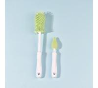 Brosse De Nettoyage De Bouteilles En Silicone,Sucette Pour Bébé,Épurateur De Paille,Grande Et Petite Brosse 360 ° Ensemble D'outils De Nettoyage De Cuisine Pour Le Lavage Des Tasses En Ver - Type C