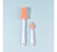 Brosse De Nettoyage De Bouteilles En Silicone,Sucette Pour Bébé,Épurateur De Paille,Grande Et Petite Brosse 360 ° Ensemble D'outils De Nettoyage De Cuisine Pour Le Lavage Des Tasses En Ver - Type D