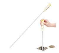 Brosse de nettoyage de canalisation, déboucheur de poils en , brosse pour enlever les poils de canalisation, pour baignoire, station de toilette, égout, école, appartement, maison, camping-car