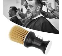 Brosse de nettoyage de cheveux, brosse de nettoyage de coiffeur Brosse à cheveux douce de cou de cou de brosse de plumeau de coiffure Coiffure de stockage de poudre Brosse(noir)